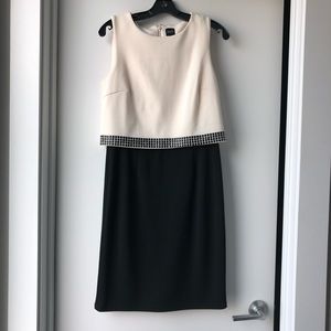 NWOT Saks Fifth Avenue Black “Two-Piece” Dress